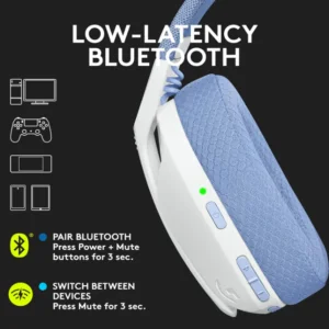 Buy Logitech G435 wireless gaming headset with LIGHTSPEED, Bluetooth, 18h battery and immersive sound. Ultra-light and multi-platform.