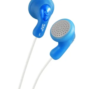 JVC Gumy In-Ear Wired Headphones – Comfortable Earphones - Blue Color