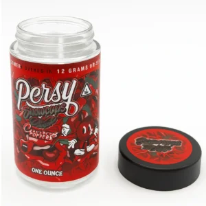 Persy Minis Snowballs – Complete 16 Flavors (Empty Jars, For Display Use Only) | One Ounce Capacity –