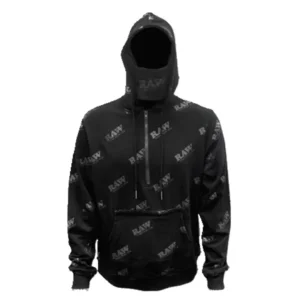 RAW RAWLER BLK ON BLK HOODIEv