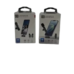 Wireless Microphone - K8/K9 – Crystal-Clear Sound for Creators & Streamers!