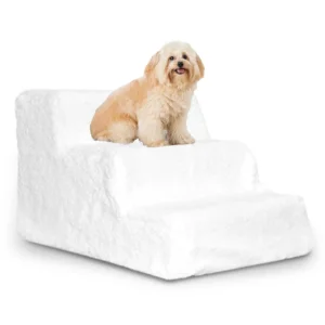 Premium Dog Step for Easy Access - Adjustable Height Pet Stairs for Couch, Bed, or Car