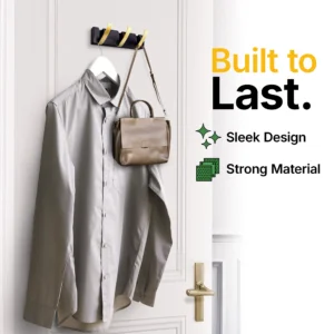 Heavy Duty Hook Solid Aluminium Folding Towel Rack Wall Hook