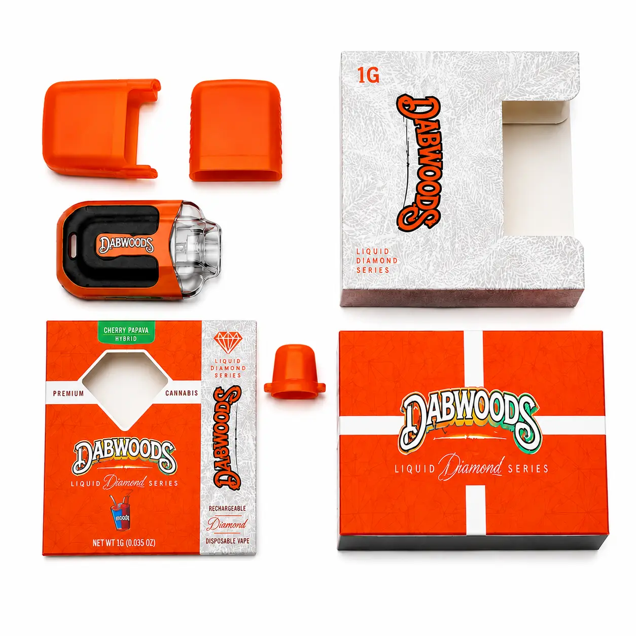 Dabwoods Best empty vape cart multi flavours options reusable
