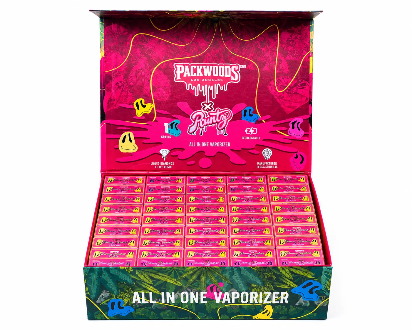 Packwoods x Runtz 1ml All empty cart device rechargeable Packwoods x Runtz 1ml All empty cart device rechargeable
