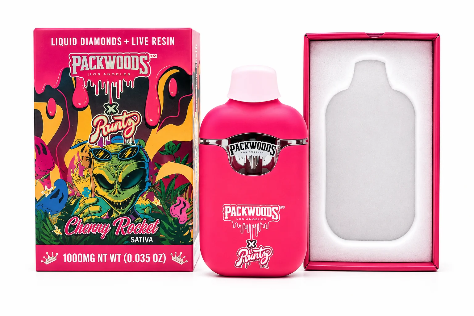 Packwoods x Runtz 1ml All empty cart refillable Packwoods x Runtz 1ml All empty cart refillable