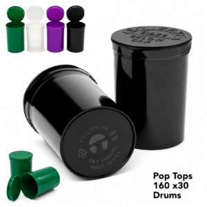 Pop Top Container Vials aritight storage