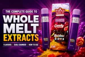 Whole Melt Extracts has built a strong name through bold packaging and a wide flavour range, and the dual chamber design is a genuine step up from a basic single-cart vape