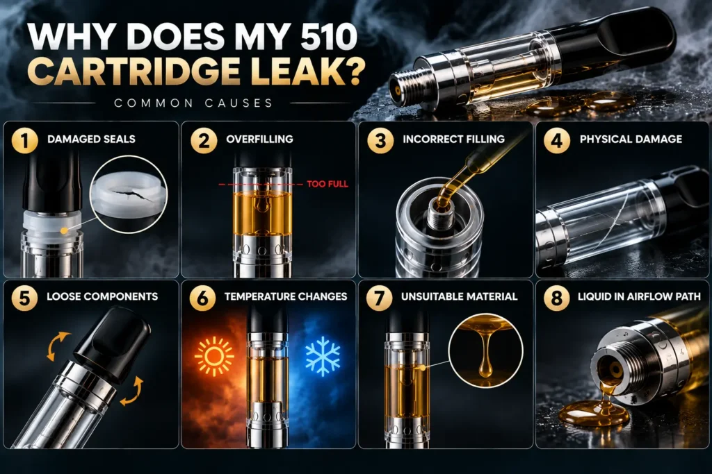 Why Does My 510 Cartridge Leak Why Does My 510 Cartridge Leak empty carts uk