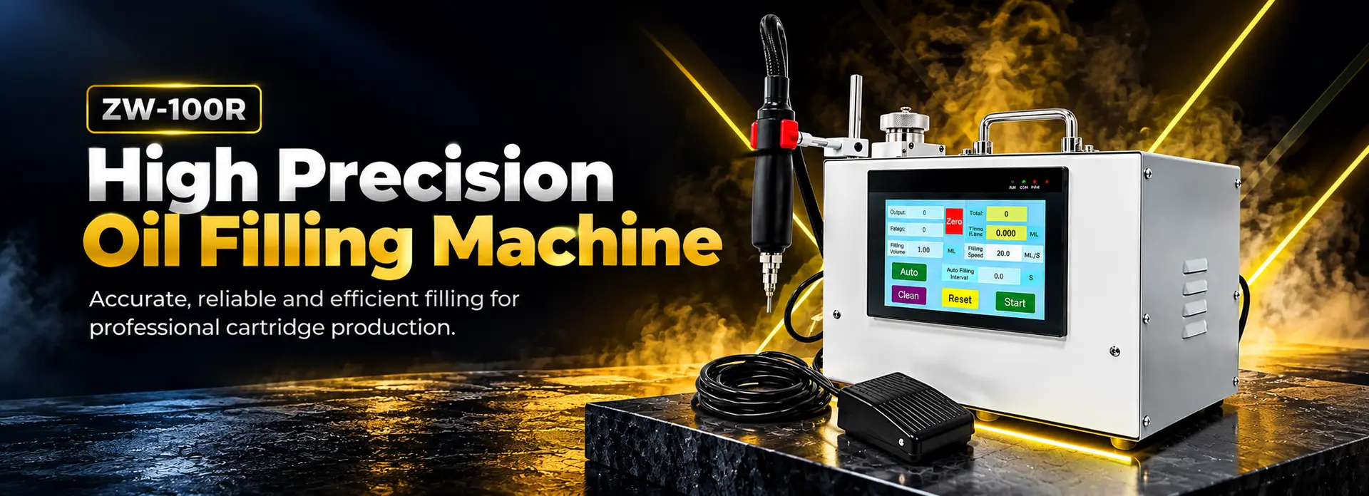 ZW-100R high precision oil filling machine